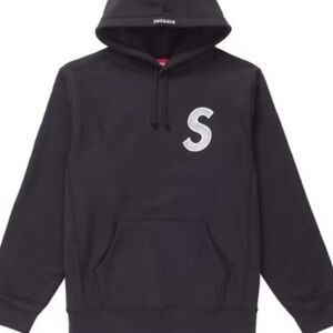 Supreme S Logo Hooded Sweatshirt (FW18) Size MEDIUM